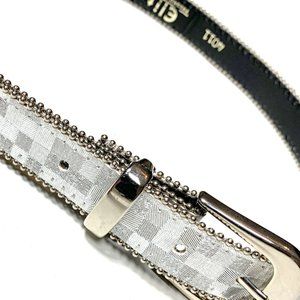 Elite Fresno Small Vintage 80s Silver Metal Belt